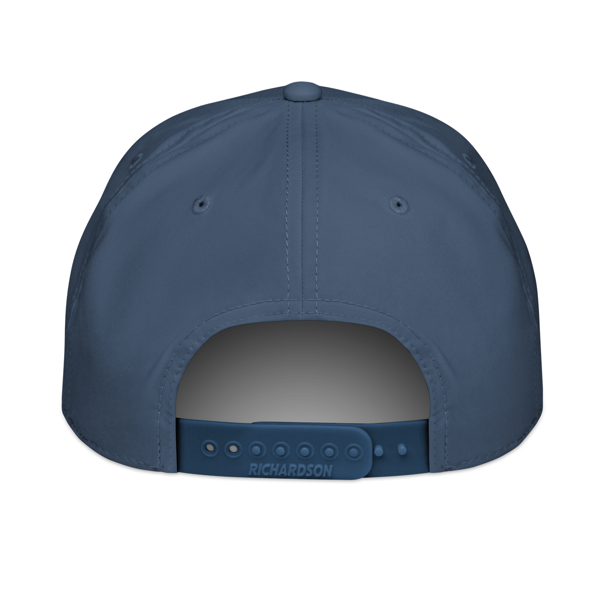 Mafia Rope Hat in light blue, back — snapback closure