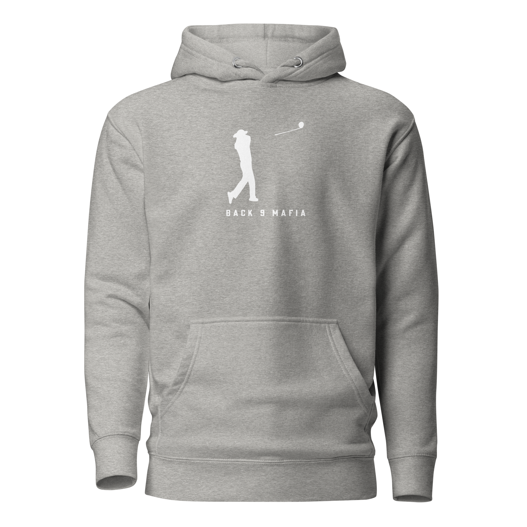 Mafia Hoodie in carbon grey, printed chest mark