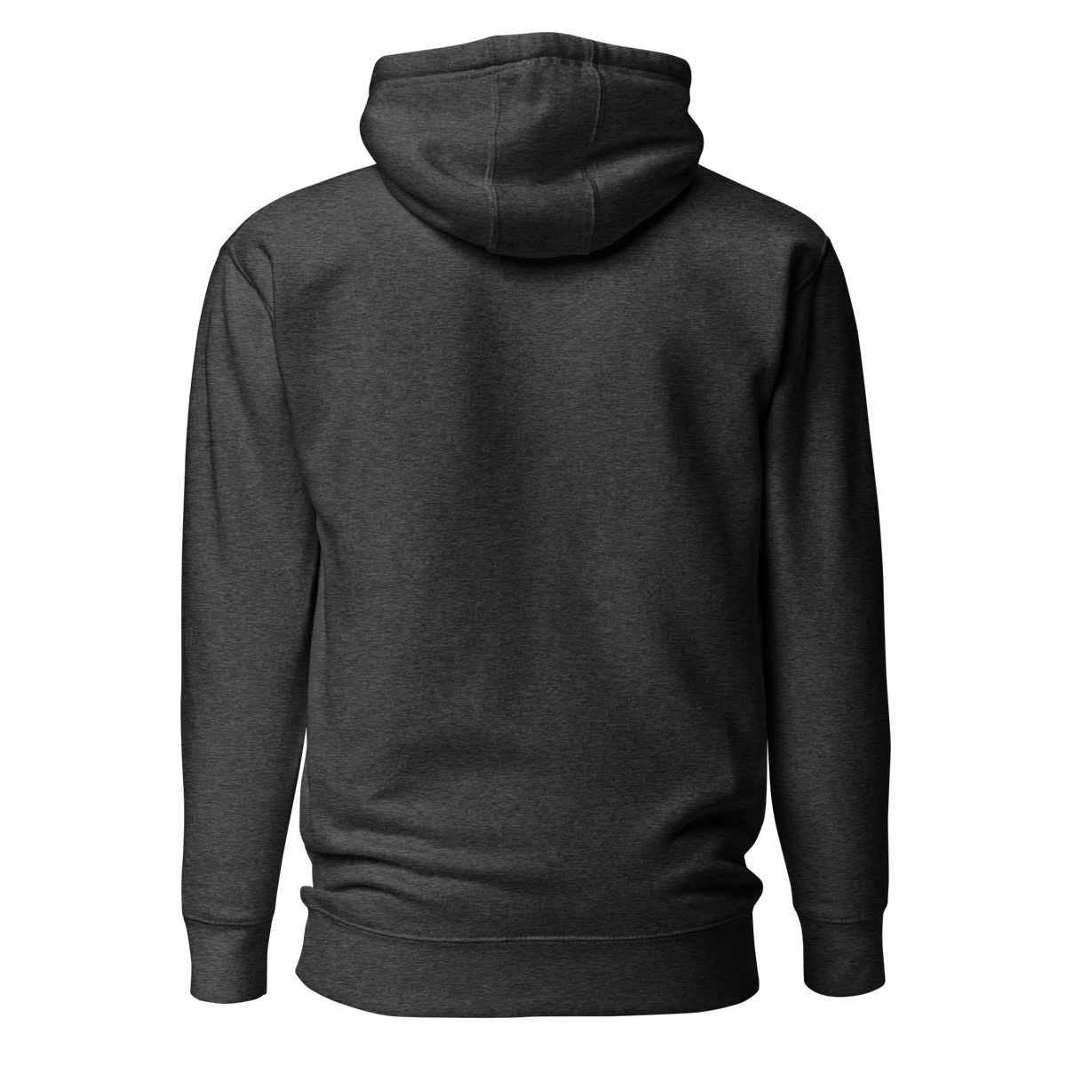 Mafia Hoodie in charcoal heather, back