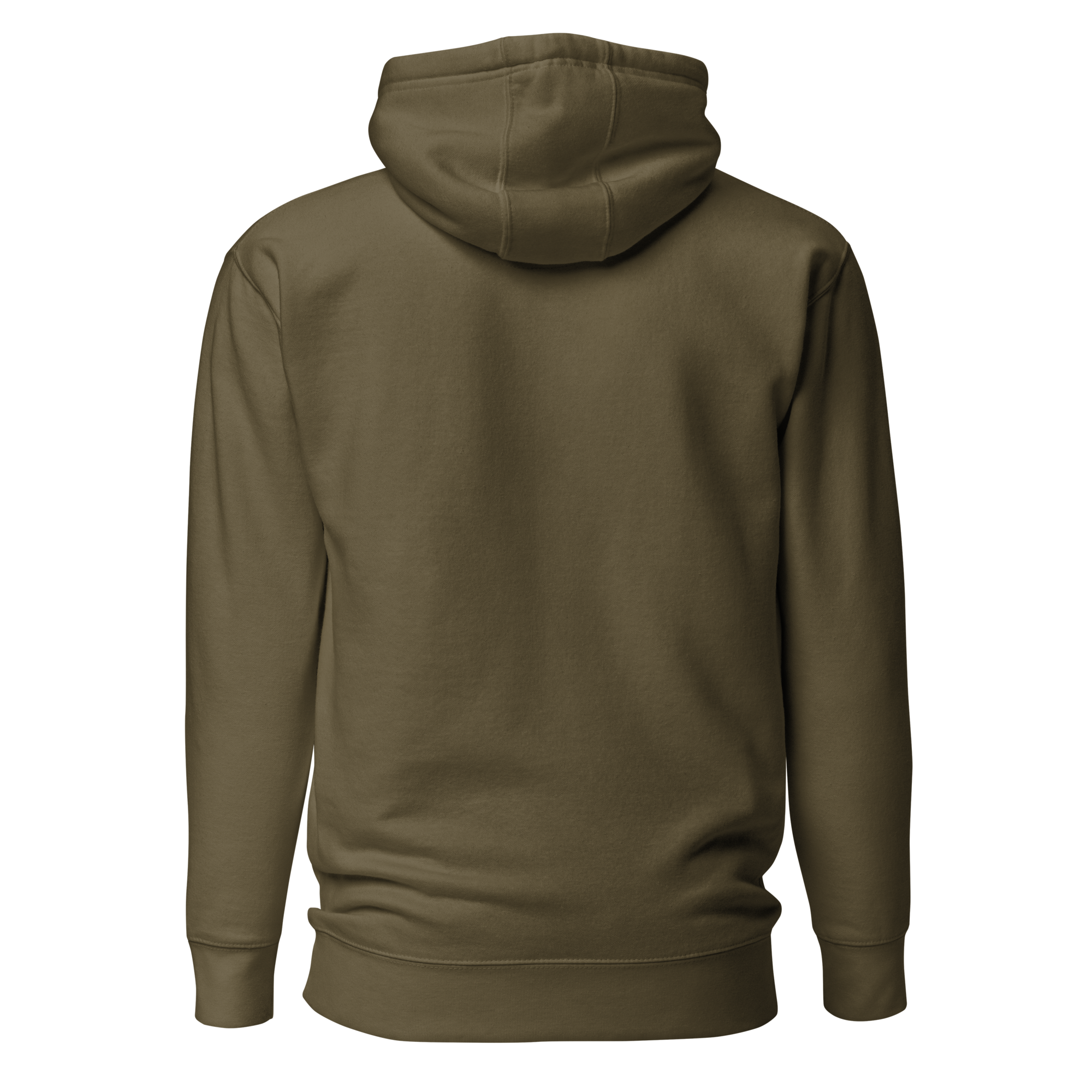 Mafia Hoodie in military green, back