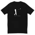 Mafia Tee in black with the Back 9 Mafia golfer mark on the chest